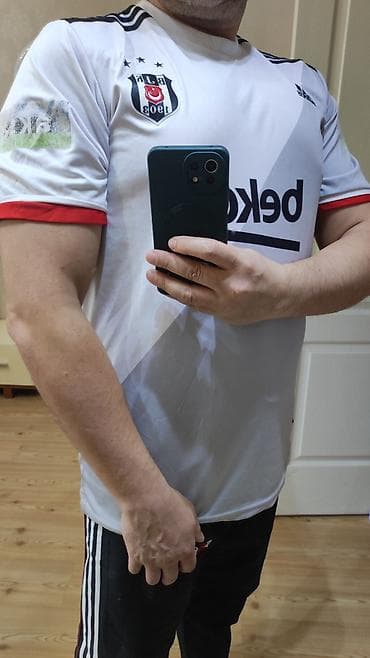 Futbolkalar: Futbolka, Adidas, XL, rəng - Ağ — 5