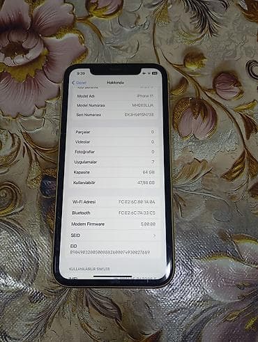 ayfon 8 plus 2 el: IPhone 11, 64 ГБ, Желтый, Отпечаток пальца — 3