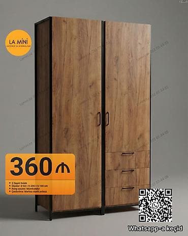 İki qapılı dolab – LA MiNi (Laconic & Minimalism) - Qiymət: 360 ₼