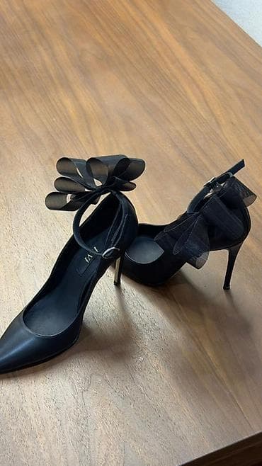 stiletto ayaqqabilar: Tuflilər, Ölçü: 39, rəng - Qara, İşlənmiş — 3