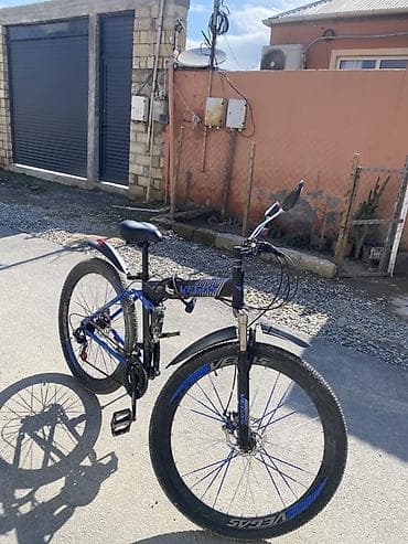 velasipetlər: Velosiped – dağ/şəhər tipli, mavi-qara rəngdə. Texniki xüsusiyyətlər — 5