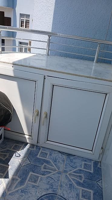 balkonlar: PVC balkon dolabı - Material: ağ PVC karkas və qapılar, korroziyaya — 1