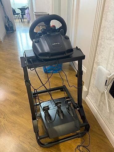ps vr: Logitech G29 Driving Force sükan və pedal seti + tənzimlənən stend - — 3