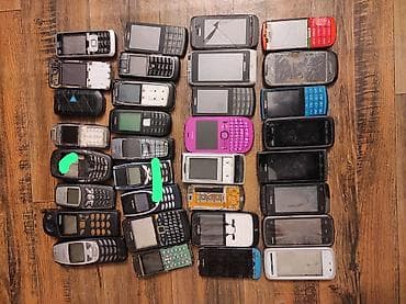 Köhnə mobil telefonlar və ehtiyat hissələri lotu - Marka və modellər — 1