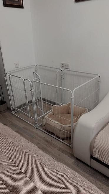 Ev heyvanları üçün metal oyunqaba/hasar sistemi - Material: dayanıqlı