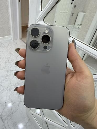 IPhone 15 Pro, 256 GB, Natural Titanium, Zəmanət