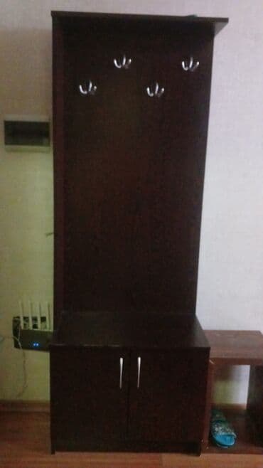 Açılan, 2 qapılı Düz dolab, Dolab-asılqan