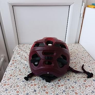 Velosiped aksesuarları: Məhsul: Rockrider ST dağ velosiped kaskı - Rəng: qırmızı — 4