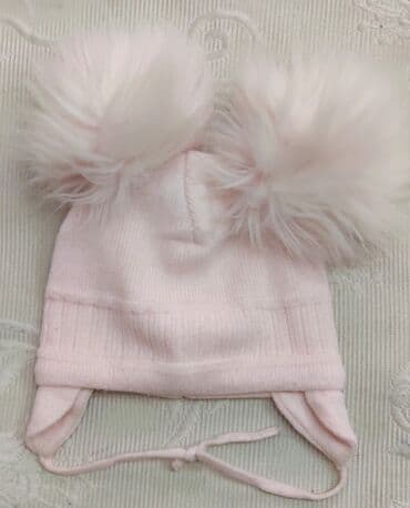 uşaqlar üçün anqara papaqları: 1-ci pişikli - 10 Azn (0-3 yaş) təzədir 2ci açiq çəhrayı -7 Azn (0-3 — 2