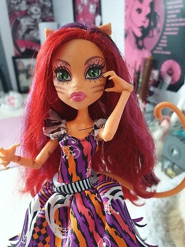 kohne pullar: 🎠Monster High – Toralei Stripe kuklası, Freak Du Shik G1🎠 - — 2