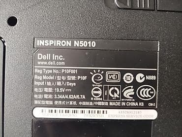 oyuncu notebook: Dell noutbuk N5010. i3 ram 2 HDD : 500gb. - Model: Dell (Inspiron — 5