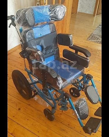 Uşaqlar üçün funksional əlil arabası - Güclü metal karkas, mavi lalafo.az -da Uşaqlar üçün funksional əlil arabası - Güclü metal karkas, mavi