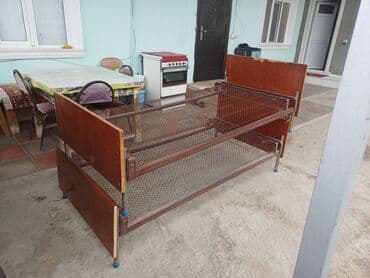 mebellər: Metal çarpayı – ayrı ayrıdır sadece üst üste qoyulub ENDIRIM OLUNACAQ — 1