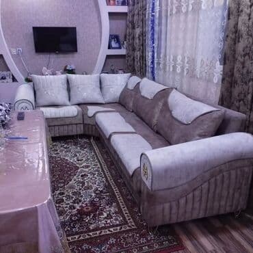 Другая мебель: Угловой диван, Новый, Раскладной, Без подьемного механизма, Ткань, Бесплатная доставка — 4