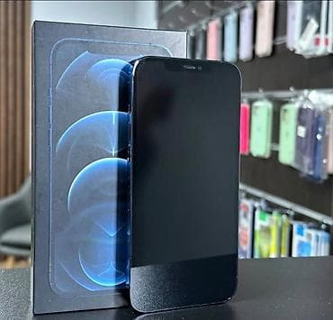 honur telfonu: IPhone 12 Pro Max, 128 GB, Göy, Zəmanət, Simsiz şarj, Face ID — 6