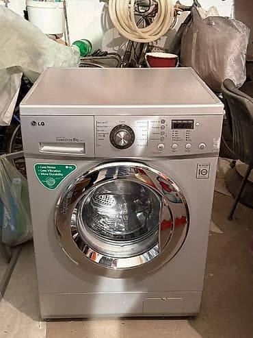 əl ventilyatoru: Paltaryuyan maşın LG, 8 kq, Qurutmasız — 3