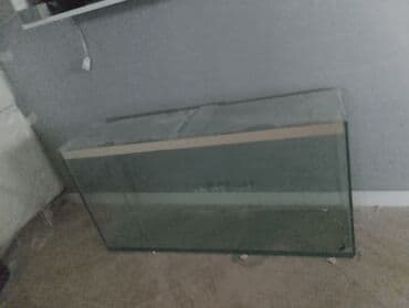 betta balıq: Şüşə akvarium çox baha alinib - Düzbucaqlı forma, şəffaf şüşə gövdə - — 2