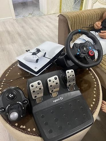PS5 (Sony PlayStation 5): Logitech G yarış simulyator dəsti və PlayStation 5 Məhsul tərkibi: - — 1