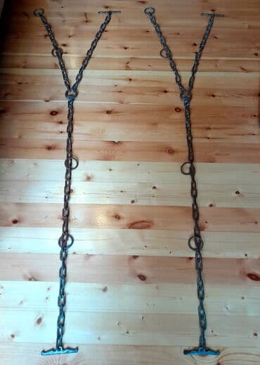 Boçkalar və çəlləklər: İki ədəd metal zəncir, hər birinin bir ucunda qapalı halqa, digər — 1