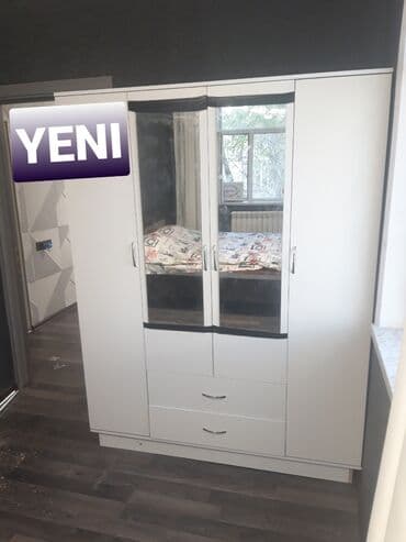 Düz dolab, Dəhliz üçün, Paltar üçün, Açılan, Korpuslu, 4 qapılı