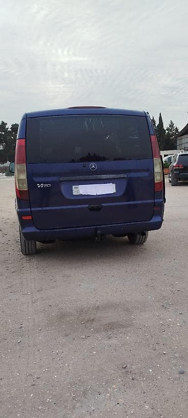 mercedes benz vito ehtiyat hisseleri: Mercedes-Benz Vito minivan - Geniş və funksional kuzov, tünd mavi — 2