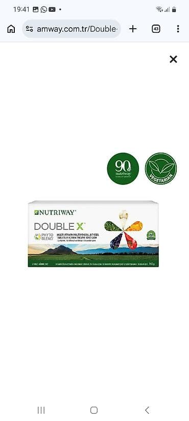 sabo 10: Məhsul: Nutriway Double X – multivitamin, multimineral və bitki — 1