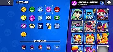 son zeng dekoru: Brawl Stars hesabı – zəngin kostyum kataloqu və yüksək irəliləyiş — 8