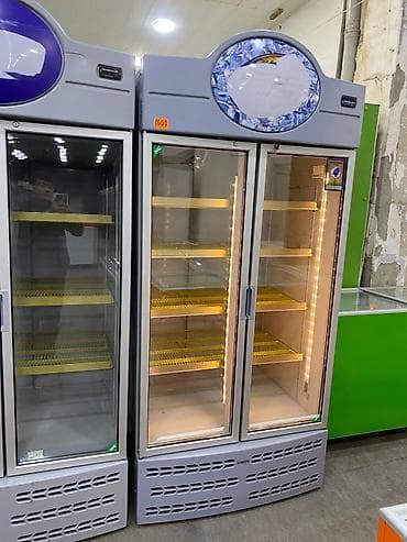 2 qapılı soyuducu: İki qapılı vitrin soyuducu - Şüşə ön qapılar: məhsulların aydın — 1