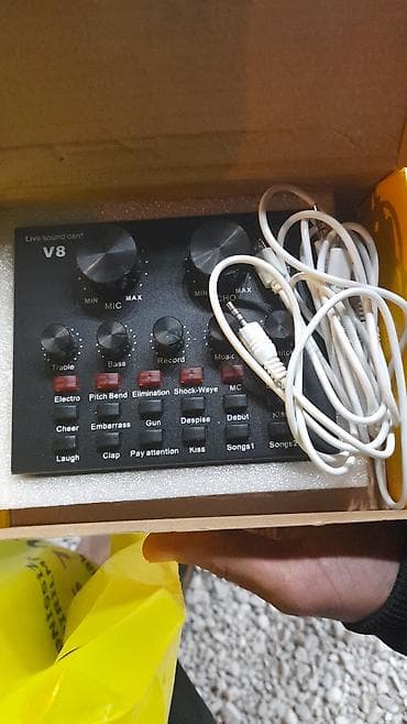 mikrafonlar: Yeni Simsiz (Bluetooth), Simli, Radio Mikrofon Pulsuz çatdırılma, Rayonlara çatdırılma — 3