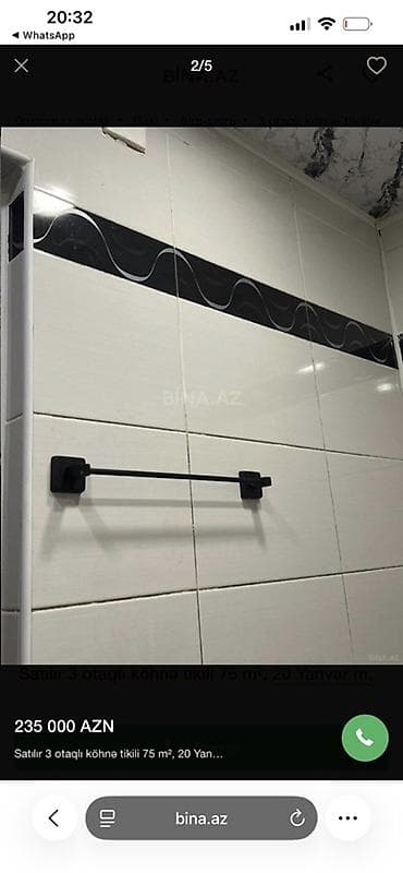 a frame ev qiymetleri: Bakı, 3 otaqlı, Köhnə tikili, 75 kv. m — 4