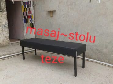 Salon, tibbi mebel: Masaj stolu teze mohkem yumsaq ve her reng kojalardan bu cur duzz — 1