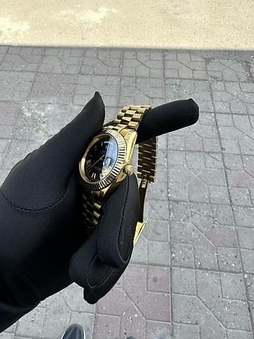 gloria saat: Qol saatı, Rolex, rəng - Qızılı — 2