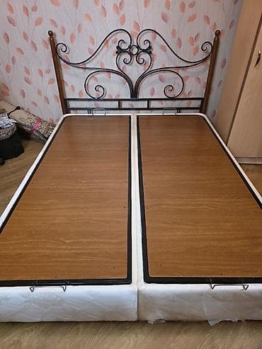 İkinəfərlik çarpayı, Bazalı, Matrassız, Siyirməsiz