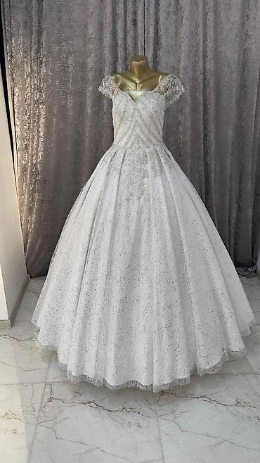 yeni toy paltarları: Zərif gəlinlik və ziyafət libasları kolleksiyası - Ağ gəlinlik — 10