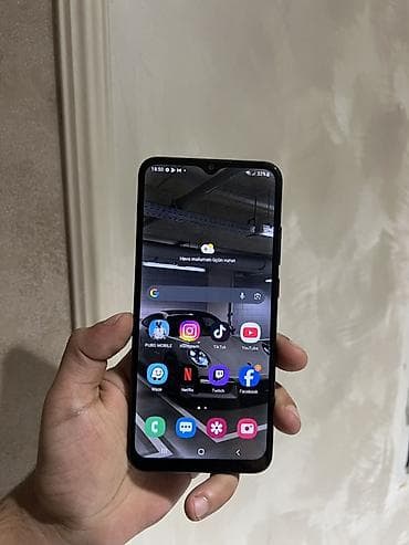 Samsung Galaxy A02 S, 32 GB, rəng - Göy, İki sim kartlı