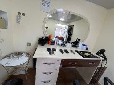 Saş kəsimi üçün masa, Güzgülü