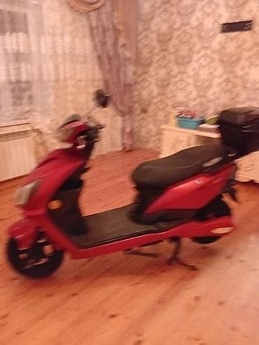 купить самокат в баку: Elektrik skuter – qırmızı rəng - Şəhər içi rahat gediş üçün — 1