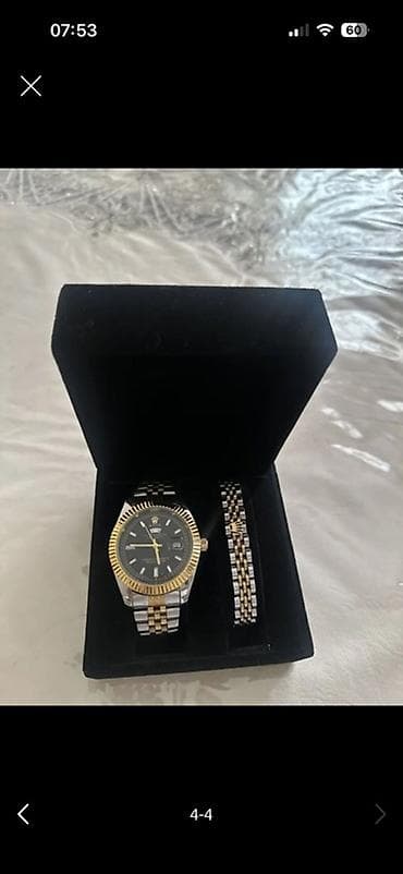 patek phlippe saat: Klassik Saat dəsti, rəng - Qızılı — 1