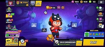 stranger things max: Brawl Stars hesabı – inkişaf etmiş profil - Kupa: 27 400 (Trophy Road — 1