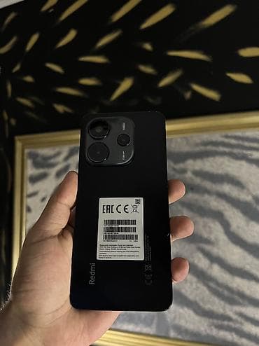 iphone 6s plus plata: Redmi Note 14, 128 GB, rəng - Qara, Face ID — 8