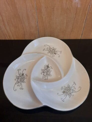 dərin boşqab: Boşqablar, 1 əd, rəng - Ağ, Farfor — 1