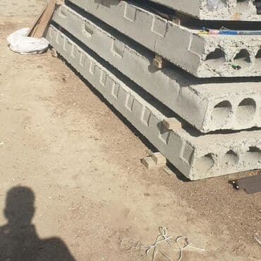 işlənmiş dam ortuyu: Beton Panel beton piltə 5.86x1.2 catırılma və quraşdlrma qiymətə — 3