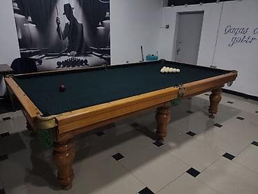 Спортивные игры: Bilyard masası – klassik rus bilyardı üçün - Korpus: təbii ağacdan — 2
