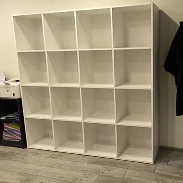 bərbər şkafı: Ofis sened refleri hundurluk 180 sm Eni 180 sm Derinlik 40 sm Refler — 7