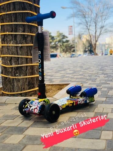 Oyuncaqlar: Skuter 🔹 Samokat, Scooter, Samakat🛴 🔹Tüstülü💨- Buxarlı🌬️ 🔹 Musiqili🎶