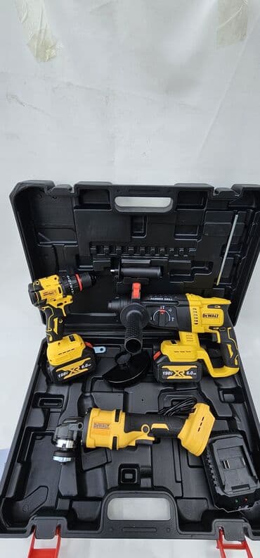 Laqunda Direl Perforator 3lü dəst 2 batareyalı Diqqət Çatdırılma