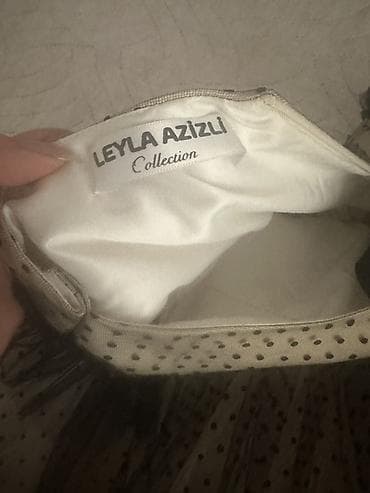 sadə donlar: Leyla Azizli Collection uşaq paltarı - Model: zərif tül ətəkli — 3