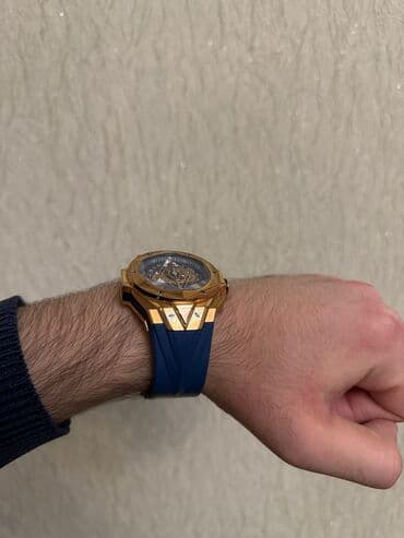 Eynəklər: Yeni, Qol saatı, Hublot, rəng - Mavi — 5