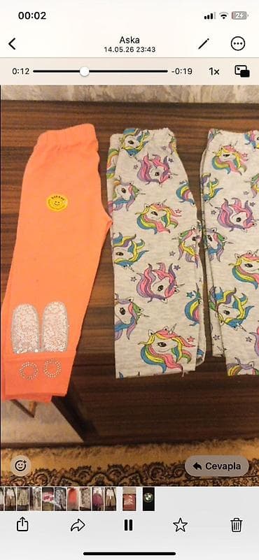cirt cirt cirt denim: Uşaq geyimləri dəsti – müxtəlif modellər - Qızlar üçün leggingslər — 1