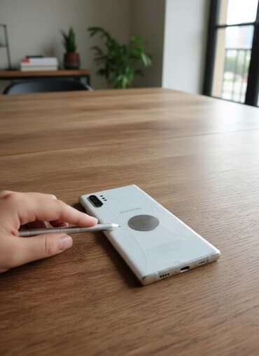 j 3 pro: Samsung Note 10 Plus, 256 GB, rəng - Ağ, Barmaq izi — 1
